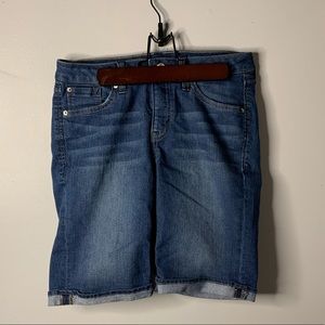 Dark Wash Denim Shorts